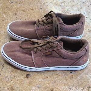 Etnies Brown Canvas Men's Skate Sneakers Casual Shoes Size 11